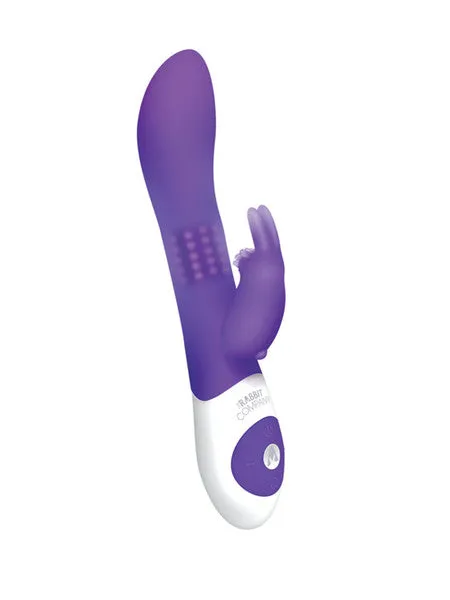 The Rabbit Company Vibrators The Beaded Rabbit USB Rechargeable Purple