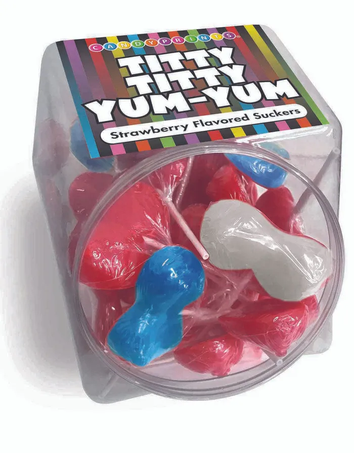 Titty Titty Yum Yum 48 Count Bowl Little Genie Vibrators