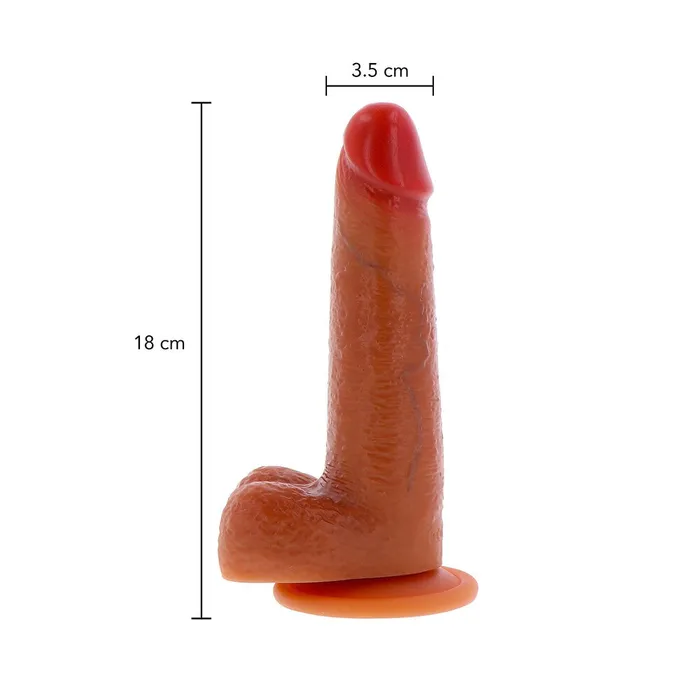 Toy Joy Sex Toys Dildos ToyJoy Get Real Silicone Sliding Foreskin Dildo