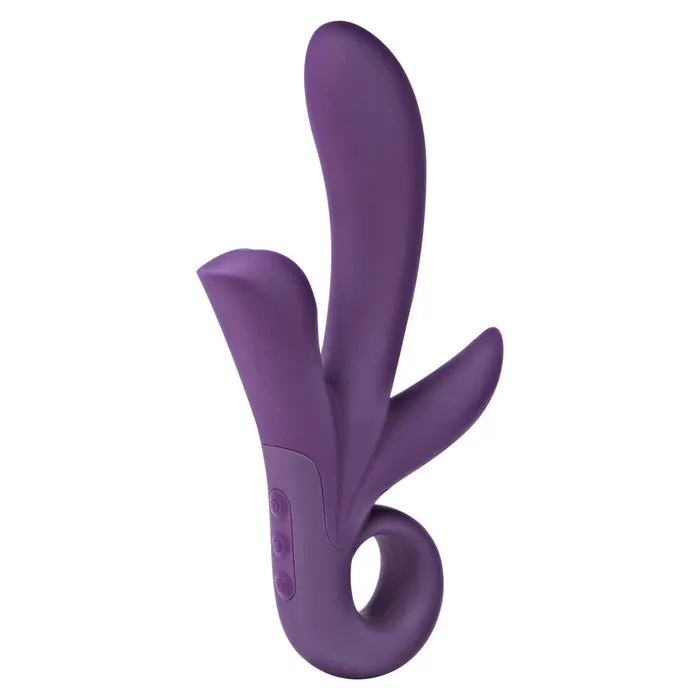 Toy Joy Sex Toys Vibrators ToyJoy Trinity Triple Pleasure Vibrator Purple