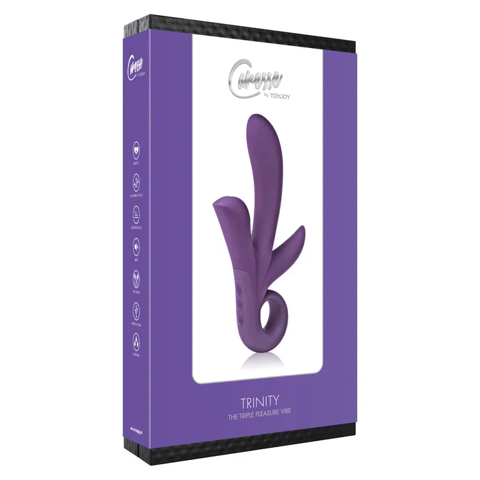 Toy Joy Sex Toys Vibrators ToyJoy Trinity Triple Pleasure Vibrator Purple Toy Joy Sex Toys Vibrators ToyJoy Trinity Triple Pleasure Vibrator Purple