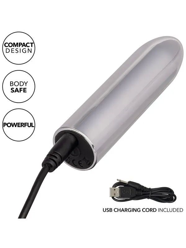 Turbo Buzz Classic Mini Bullet Silver CalExotics Female Sex Toys Turbo Buzz Classic Mini Bullet Silver CalExotics Female Sex Toys