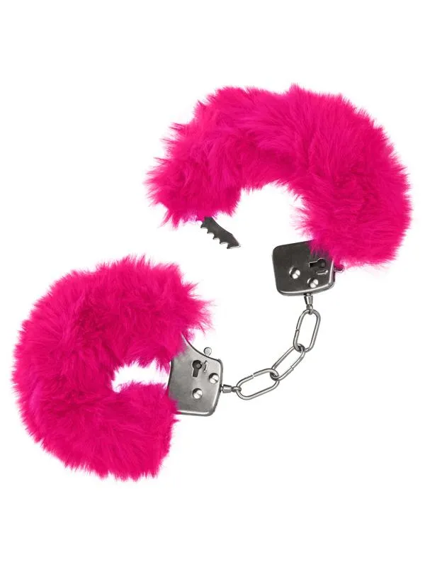 Ultra Fluffy Furry Cuffs Pink CalExotics Vibrators
