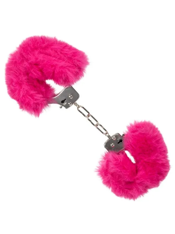 Ultra Fluffy Furry Cuffs Pink CalExotics Vibrators Ultra Fluffy Furry Cuffs Pink CalExotics Vibrators