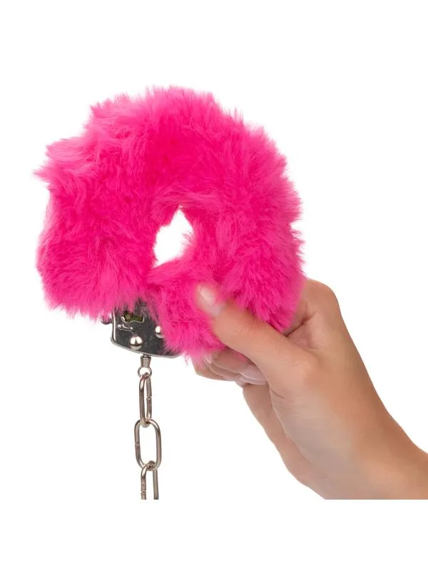 Ultra Fluffy Furry Cuffs Pink CalExotics Vibrators Ultra Fluffy Furry Cuffs Pink CalExotics Vibrators