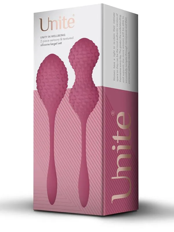 Unite Wellbeing 2 Piece Sensory Silicone Kegel Set Rocks Off Female Sex Toys Unite Wellbeing 2 Piece Sensory Silicone Kegel Set Rocks Off Female Sex Toys