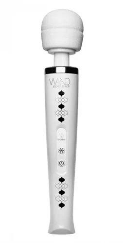 Utopia 10 Function Cordless Rechargeable Wand Massager White XR Brands Wand Essentials Female Sex Toys