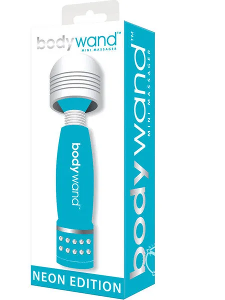 Vibrators Bodywand Products Bodywand Mini Neon Blue