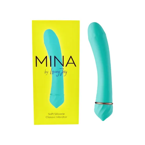 Vibrators Loving Joy Mina Rechargable Soft Silicone Classic Vibe