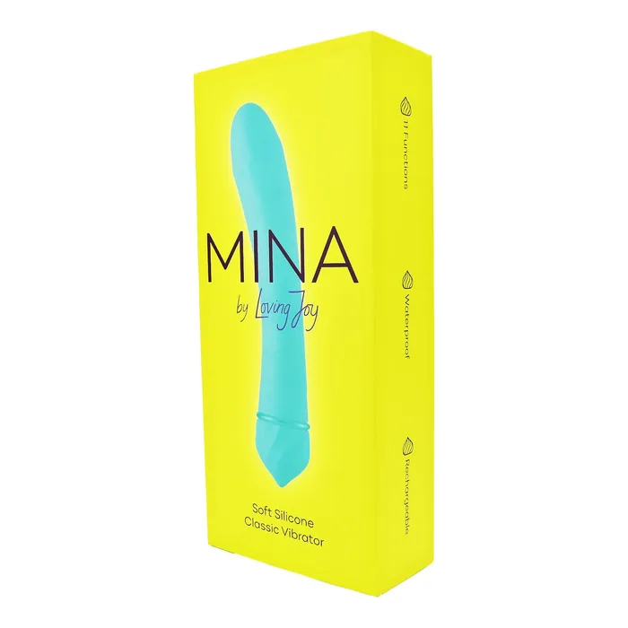 Vibrators Loving Joy Mina Rechargable Soft Silicone Classic Vibe