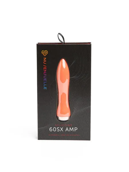 Vibrators Novel Creations Nu Sensuelle 60SX AMP Silicone Bullet Coral Vibrators Novel Creations Nu Sensuelle 60SX AMP Silicone Bullet Coral