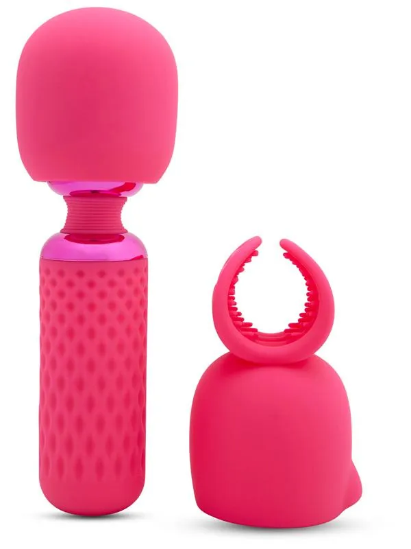 Vibrators Novel Creations Nu Sensuelle Harlow Nubii Mini Wand WAttach Pink