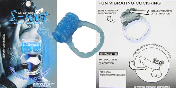 Vibrators NU Sensuelle SWet Fun Ring Blue Novel Creations