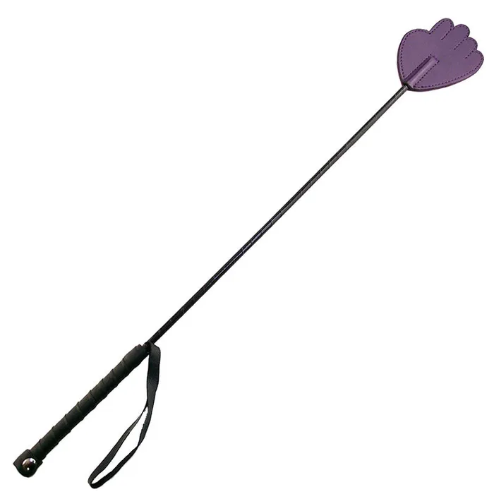 Vibrators Rouge Garments Rouge Garments Hand Riding Crop Purple