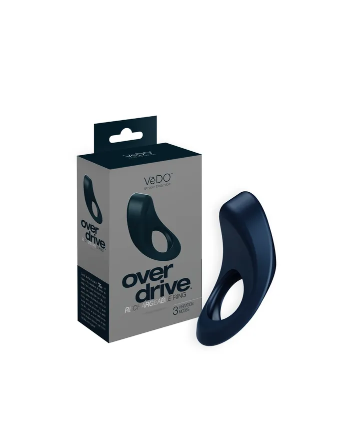 Vibrators Vedo Vedo Overdrive Plus Rechargeable Ring Midnight Madness