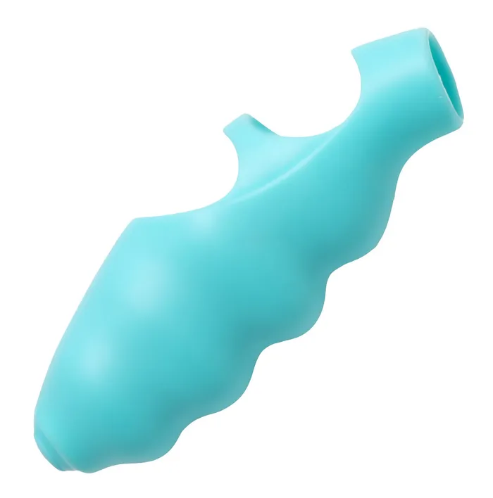 XR Brands Frisky Vibrators Ripples Finger BangHer Vibe Teal